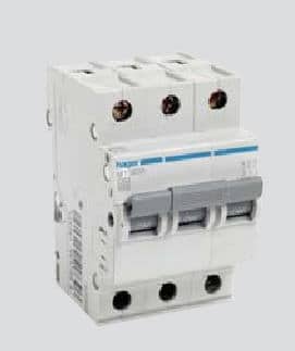 חצי אוטומט hager C 3*16A 6KA חצי אוטומט hager C 3*16A 6KA