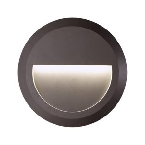 צמוד קיר עגול LOTUS-R 2W IP65 בזלת- גוון אור משתנה בקליק צמוד קיר עגול LOTUS-R 2W IP65 בזלת- גוון אור משתנה בקליק